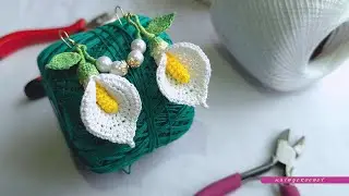 Aretes de Alcatraz a Crochet: Belleza Artesanal