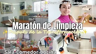 Limpieza Profunda después de la Transformación✅Nueva luz en mi Cocina #limpieza #hogar #rutina