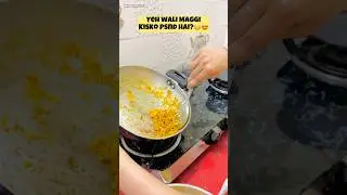 Asli taste yhi chupa hai🔥😋 | Maggi lovers will relate🍜🔥 #maggi #vegmaggi #shorts #funny