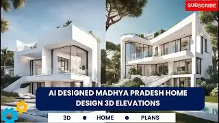 AI designed Madhya Pradesh Home design 3d elevations