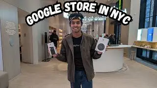 NYC Google Store Tour + New Pixel 7 unboxing and Otterbox case review