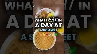 What I eat in a day at a swim meet (Futures in Richmond)