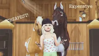 Buying the most expensive and cheapest horse in Star Stable!