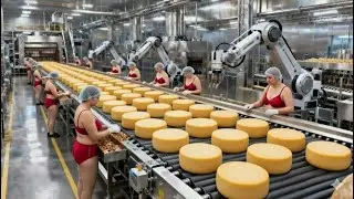 Inside a Cheese Factory | Milk to Cheese Process