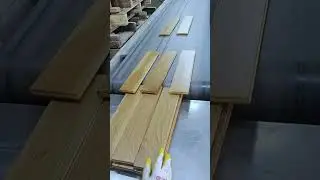 process of folding boards at the factory, manual work