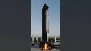 FIRE! SpaceX Starship Single Engine Burn