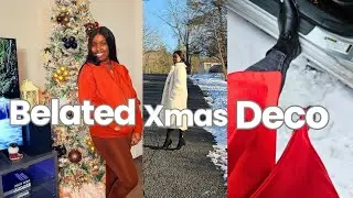 Belated Christmas Decor 🎄 | My Tree Came in Late | Budget - Friendly Dollar Tree Finds & DIYs