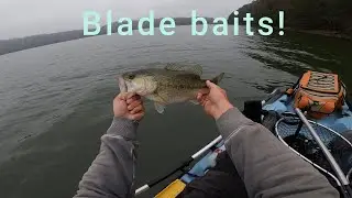 Part 1 winter time bass fishing - Blade Baits
