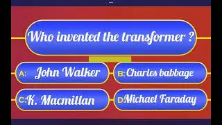 Who invented the transformer?