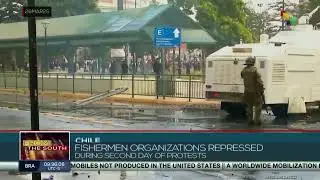 Chile, fishermen organizations repressed during second day of protests