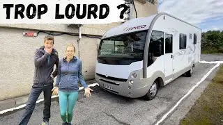 CAMPING CAR en SURCHARGE? On a pes&eacute; notre campingcar, il va falloir revoir nos plans et s'adapter...