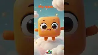 Cute Orange Square 🟧 | Kids Learning Shapes | Fun Animation