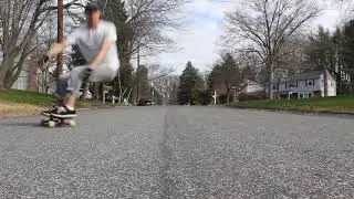 Longboard Kevin Reimer Powell-Perelta Deck Aera Trucks Byron Essert Wheels Media Pa
