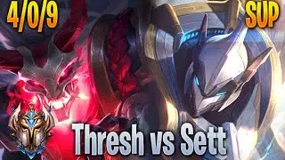 Thresh vs Sett Support - KR Challenger