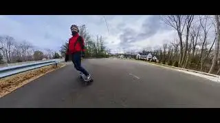 Pavement surfing is a good way to decompress.