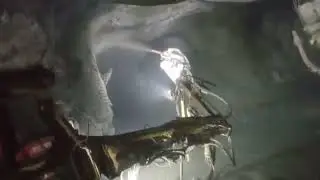 Underground shotcreat work process #viral #mining #video #underground #grow #foryou #job 