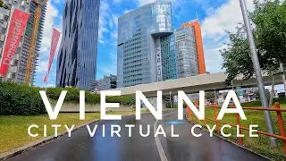 30 Minute Indoor Cycling Workout Views of Vienna With Music | Virtual City Cycle | Wien, Austria