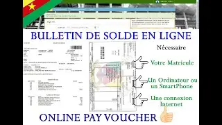 Bulletin de solde en ligne # Online Payslip