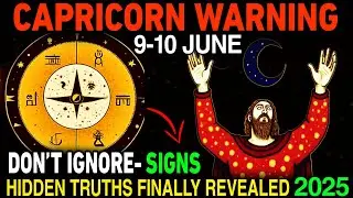 Capricorn ♑ WARNING ⚠️ June 9&ndash;10, 2025: Hidden Truths Revealed 🧠💥 Don&rsquo;t Ignore These Signs! 🔮
