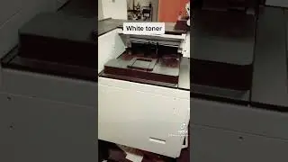 Printing a transfer on my white toner I-color I-800 printer.