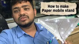 paper stand for mobile || DIY mobile stand || KaviKalpitvlogs 
