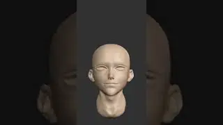 Sculpting in Zbrush #shorts