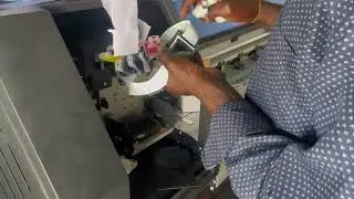 Large format Printer - How to change Printer Head, Capping Station and more