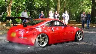 LOUD Nissan 350Z Shows Off at a Supercar Show!