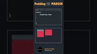 Padding VS Margin In CSS #programming #css #htmlcssjavascript #css3 #webdesign #css3code