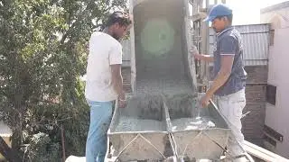 Concrete mixer #concrete lifting #construction side#construction equipment  