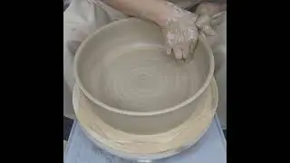 물레배트판을 이용한 큰 접시 쉽게 만들기how make ceramics large plate bat System for Pottery wheel #part1