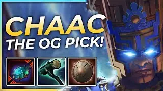 CHAAC CREATES INFINITE SPACE IN TEAMFIGHTS! - SMITE GM Solo Ranked