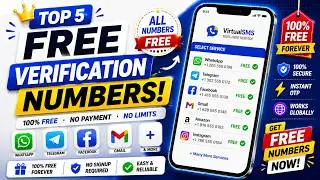 Top 5 Free Virtual Number Websites 2026  | Unlimited OTP Numbers ✅