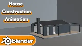 House Construction Animation Tutorial#blendertutorial #blender #animation