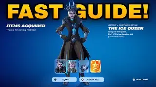How To COMPLETE ALL THE ICE QUEEN QUESTS CHALLENGES in Fortnite! (The Ice Queen Skin Quests Guide)