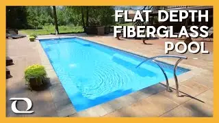 Spirit (California) | Flat Depth Fiberglass Pool Design | Thursday Pools