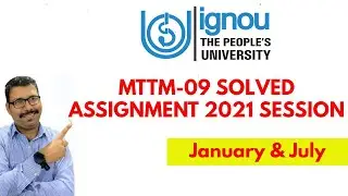 MTTM-09 SOLVED IGNOU ASSIGNMENT 2021 II Full Solved