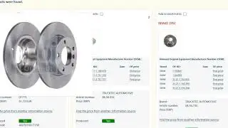 endcustomer login and search for a particular part
