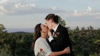 Scenic Flagstaff, AZ Crater Elopement // Flagstaff Wedding Videographer