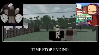 NPCs are becoming smart - TIME STOP ENDING | Roblox