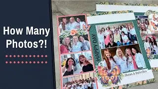 No Stamping + Tons of Photos on a Scrapbook Layout