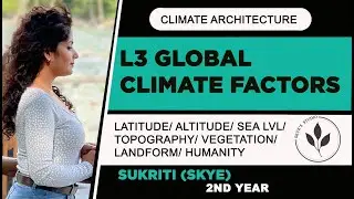 L3 Global Climatic Factors/ Latitude/ Altitude/ Sea Lvl/ Topography/ Vegetation/ Landform/ Humanity