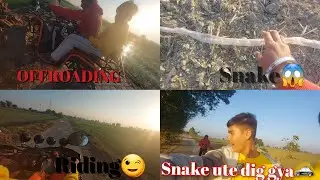 Bullet da silensor paad gya😭and snake attack🐍Gone Wrong🚓#millionviews #minivlog #vlog #funny #enjoyy