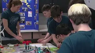 Middle-school robotics team to join global competition