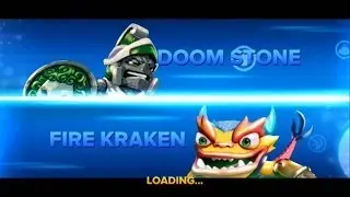 SKYLANDERS SWAP FORCE DOOM STONE VS FIRE KRAKEN