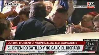 Brasileiro tenta Assassinar Cristina Kirchner Vice Presidente da Argentina | Arma Falhou