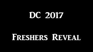 Freshers Theme Reveal 2017 | David Collett Hall
