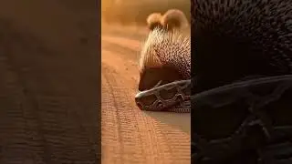 Will the snake successfully catch the quick lizard dash #wildlife #nature #snake
