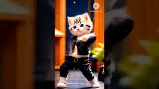 cute danceing cat #shorts #viralvideo #0677