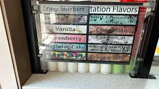 Burke Lake Park Ice Cream Parlor - train themed!
